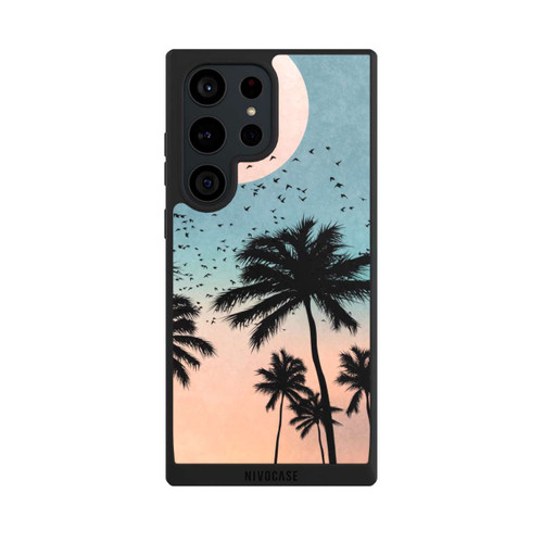 Samsung Galaxy S23 Ultra NIVOpure Sonnenaufgang Palmen