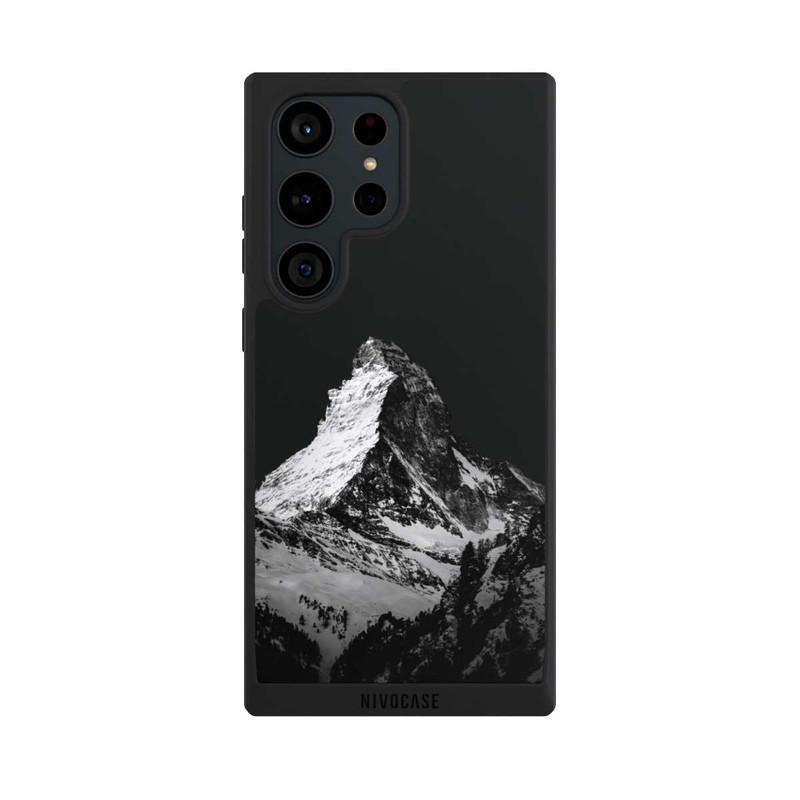 Galaxy S23 Ultra NIVOpure Snow Capped Mountains grey