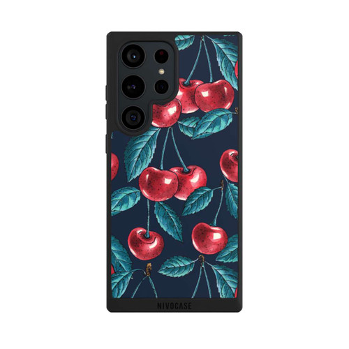 Samsung Galaxy S23 Ultra NIVOpure Cherries Dark Pattern