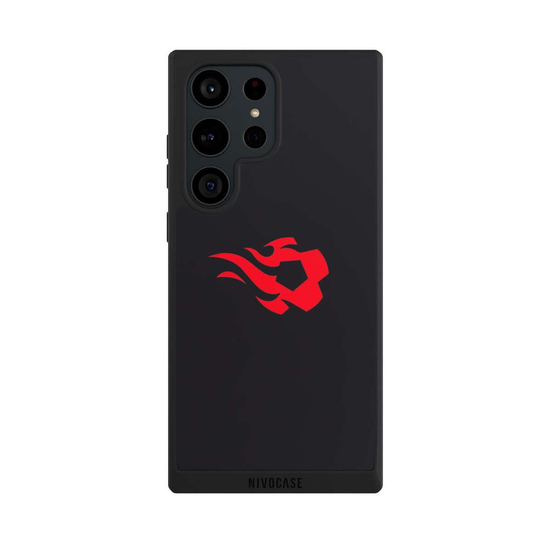 Galaxy S23 Ultra NIVOpure Belgian Red Flames Black