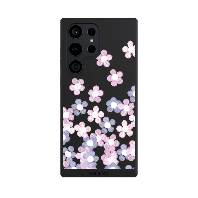 Galaxy S23 Ultra NIVOpure Fleurs simples transparentes