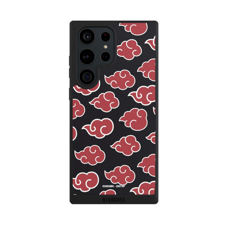 Galaxy S23 Ultra NIVOpure Akatsuki Pattern Black Big