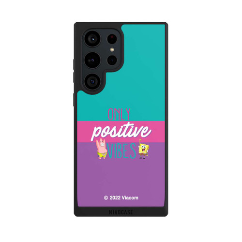 Samsung Galaxy S23 Ultra NIVOpure  Spongebob - Only Positive Vibes