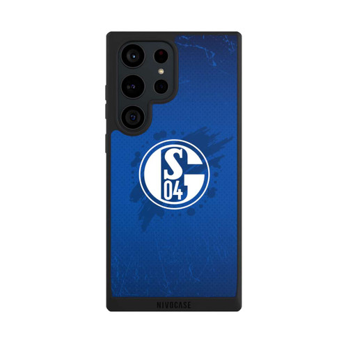 Samsung Galaxy S23 Ultra NIVOpure Schalke 04 Farbe Fleck Blau