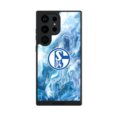 Samsung Galaxy S23 Ultra NIVOpure Schalke 04 Flüssig Blau
