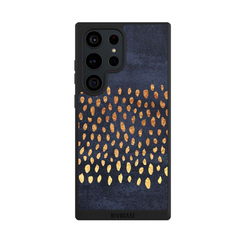 Galaxy S23 Ultra NIVOpure Or & Bleu Pattern