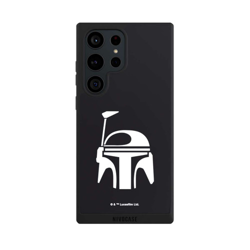 Samsung Galaxy S23 Ultra NIVOpure Boba Fett Helmet Black