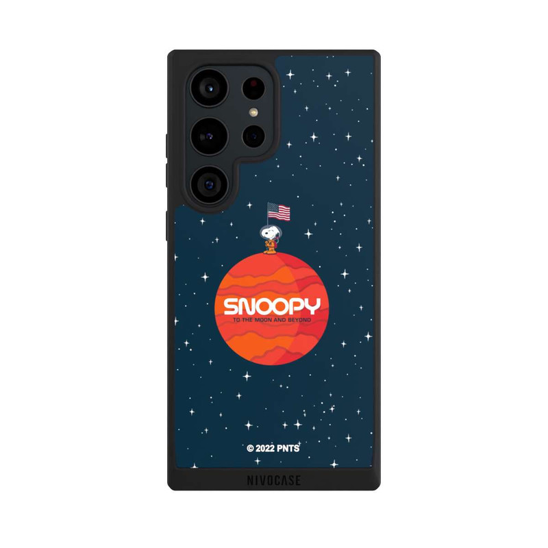 Galaxy S23 Ultra NIVOpure Snoopy Weltraumreisender Orange