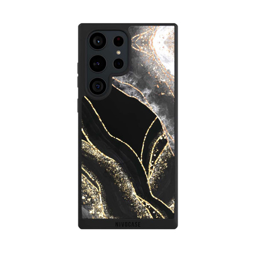 Samsung Galaxy S23 Ultra NIVOpure Dark Marble Gold