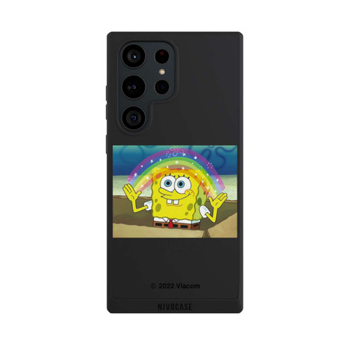 Samsung Galaxy S23 Ultra NIVOpure Spongebob - Rainbow Meme transparent