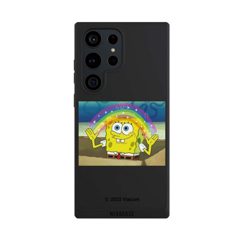 Galaxy S23 Ultra NIVOpure Spongebob - Rainbow Meme transparent