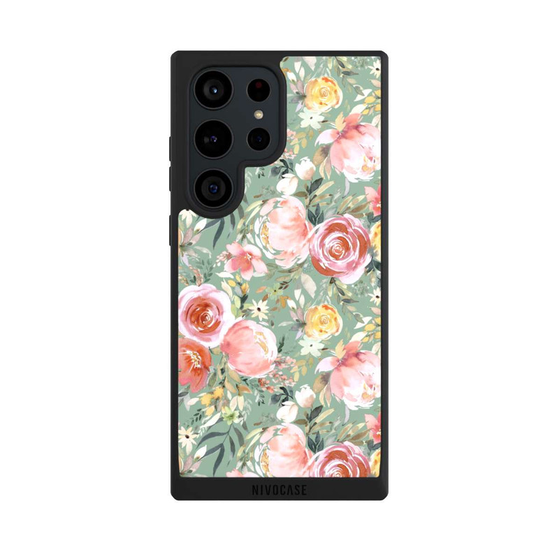 Galaxy S23 Ultra NIVOpure Pastellfarbener Pfingstrosenstrauß
