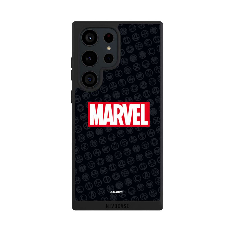Galaxy S23 Ultra NIVOpure Marvel Logo Black Red 