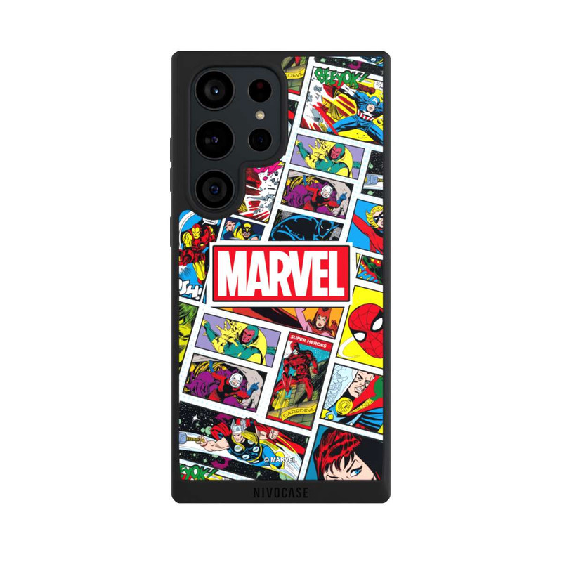 Galaxy S23 Ultra NIVOpure Marvel Comic Pattern