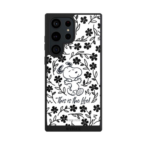 Samsung Galaxy S23 Ultra NIVOpure Snoopy Black and White This Is The Life