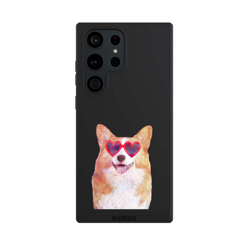 Samsung Galaxy S23 Ultra NIVOpure Cute Corgi Transparent