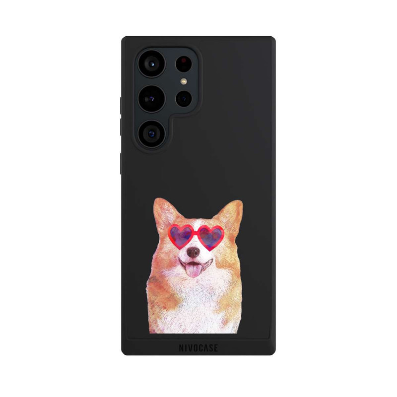 Galaxy S23 Ultra NIVOpure Cute Corgi Transparent