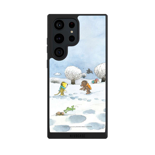 Samsung Galaxy S23 Ultra NIVOpure Kleiner Bär und kleiner Tiger im Schnee