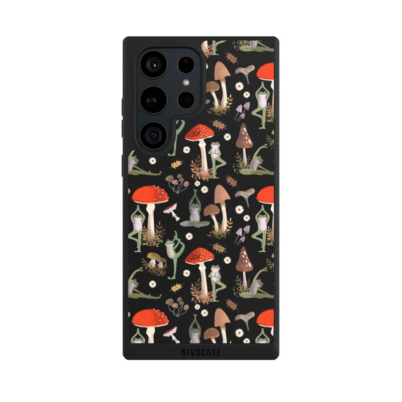 Galaxy S23 Ultra NIVOpure Grenouilles Yoga & Champignons