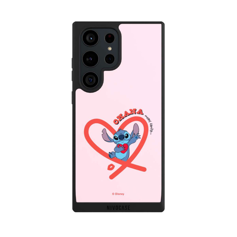 Galaxy S23 Ultra NIVOpure Stitch Ohana Pink Heart