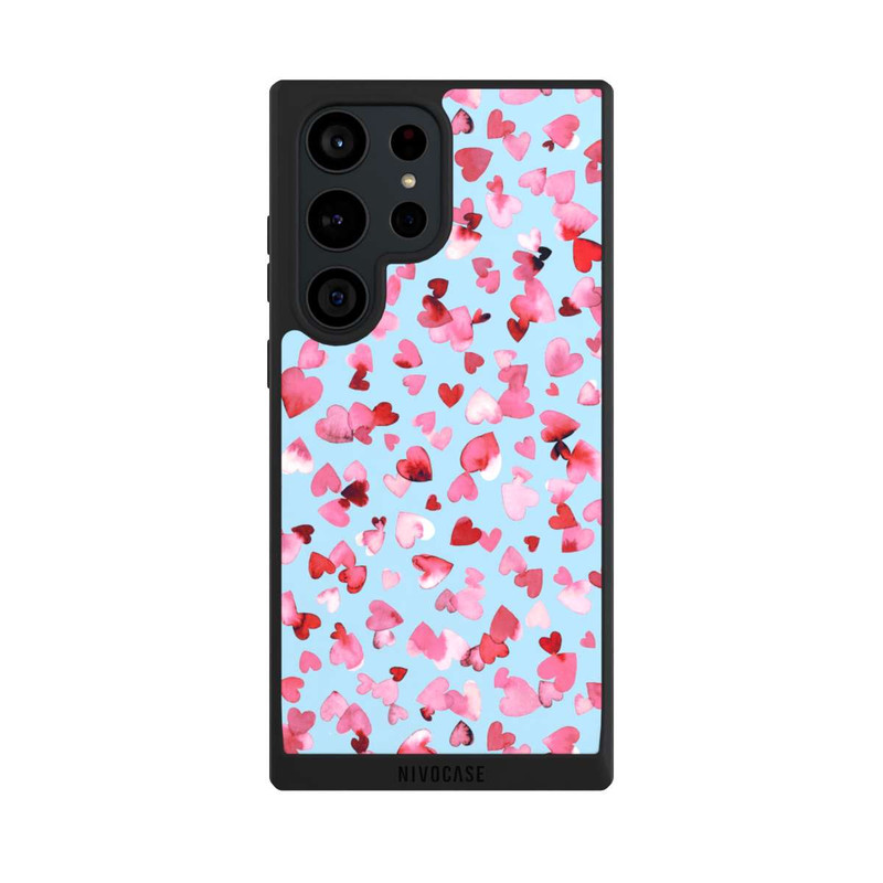 Galaxy S23 Ultra NIVOpure Valentines Love Hearts Pink Blue