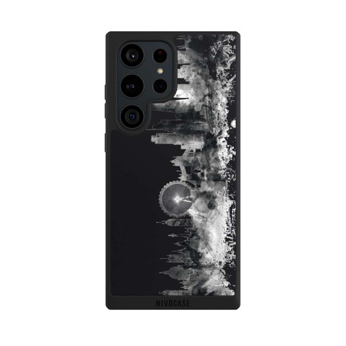 Samsung Galaxy S23 Ultra NIVOpure London Skyline BW Black