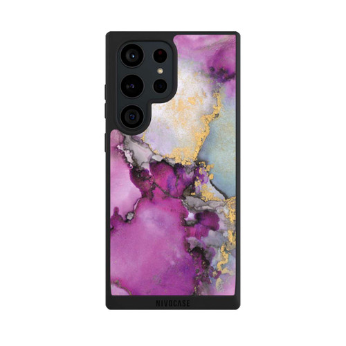 Samsung Galaxy S23 Ultra NIVOpure Alcohol Ink Art Pink