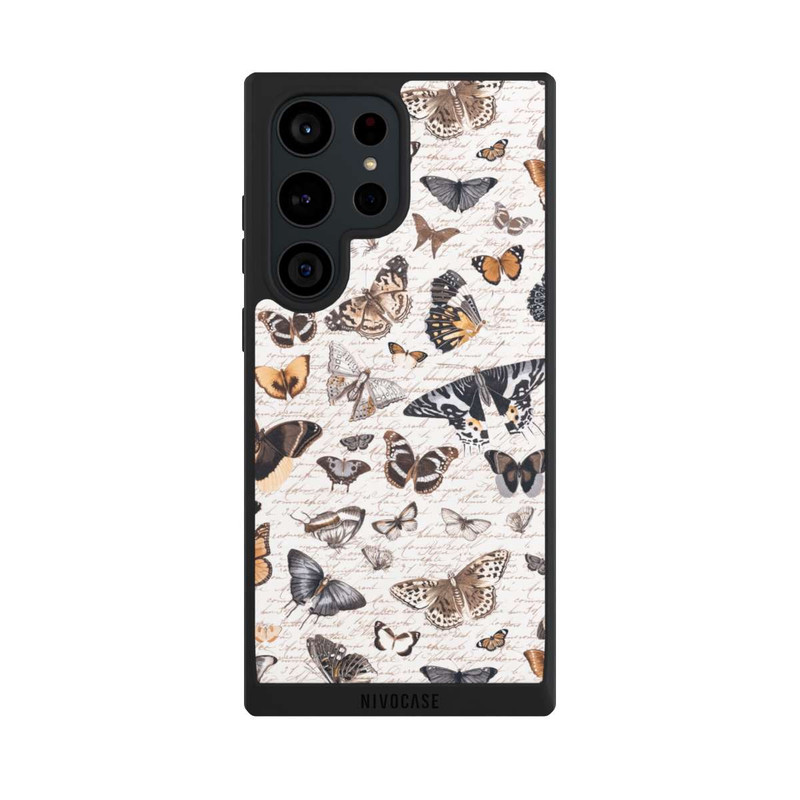 Galaxy S23 Ultra NIVOpure Schmetterling Muster Boho