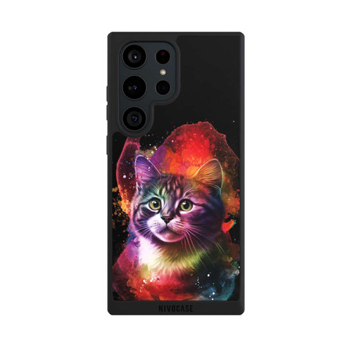 Samsung Galaxy S23 Ultra NIVOpure Happy Kitty Black