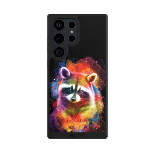 Samsung Galaxy S23 Ultra NIVOpure Happy Racoon Black