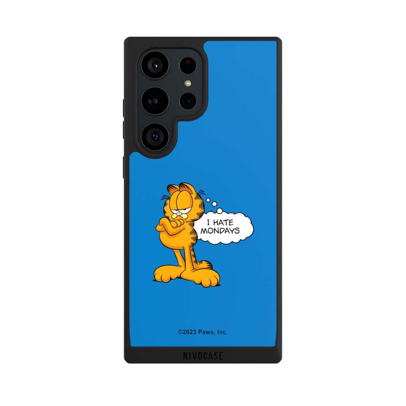 Galaxy S23 Ultra NIVOpure Garfield I Hate Mondays Blau