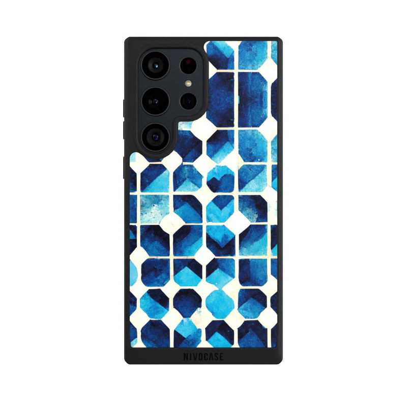 Galaxy S23 Ultra NIVOpure Blaues Muster