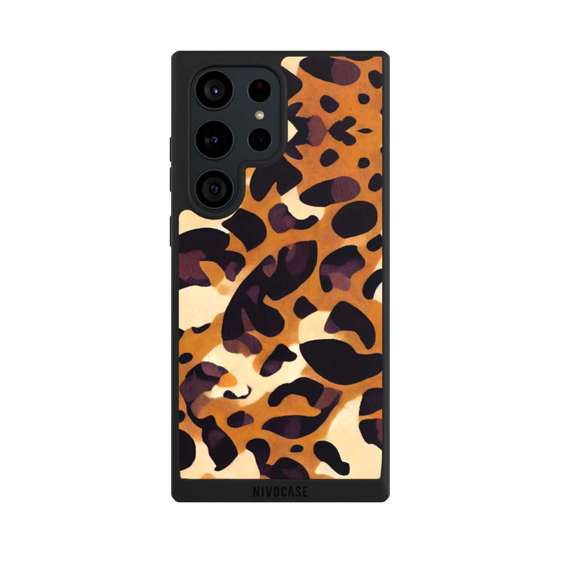 Galaxy S23 Ultra NIVOpure Leo Pattern hellbraun