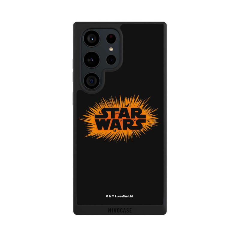 Galaxy S23 Ultra NIVOpure Star Wars Logo Orange Halloween Explosion