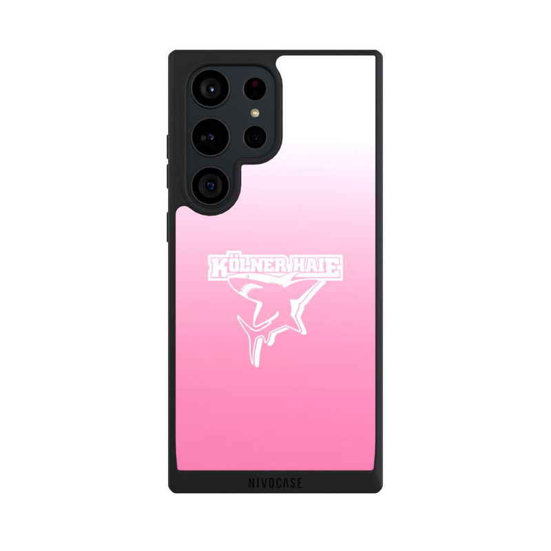 Galaxy S23 Ultra NIVOpure Kölner Haie Weiß Rosa