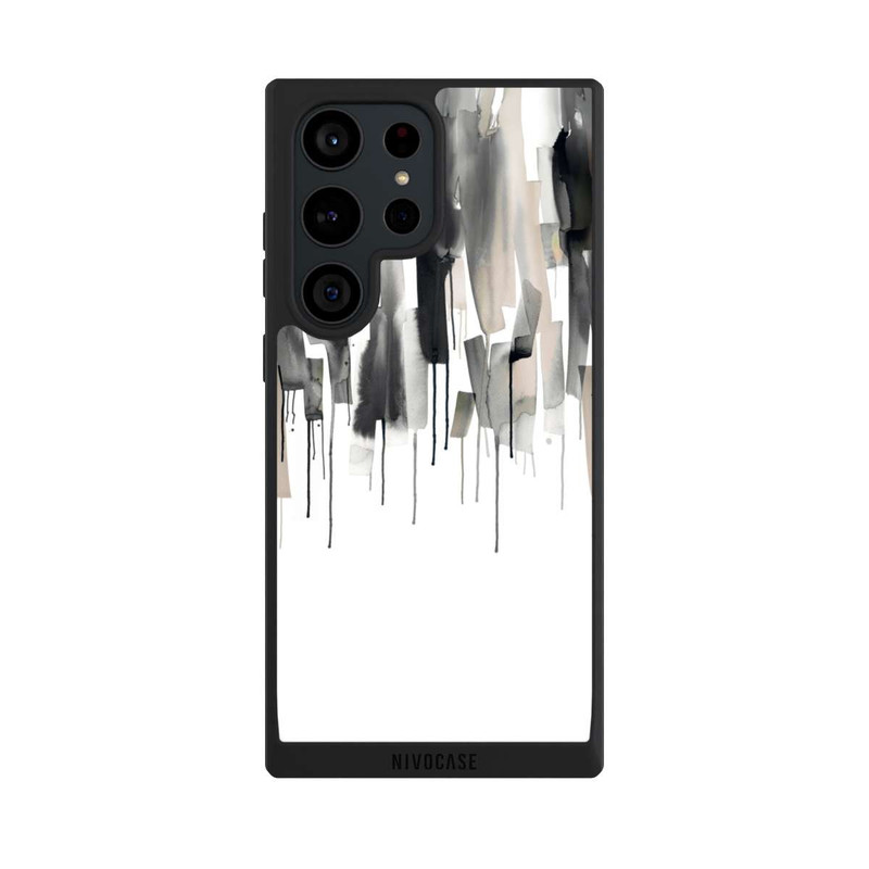 Galaxy S23 Ultra NIVOpure Watery Stripes Japandi Black