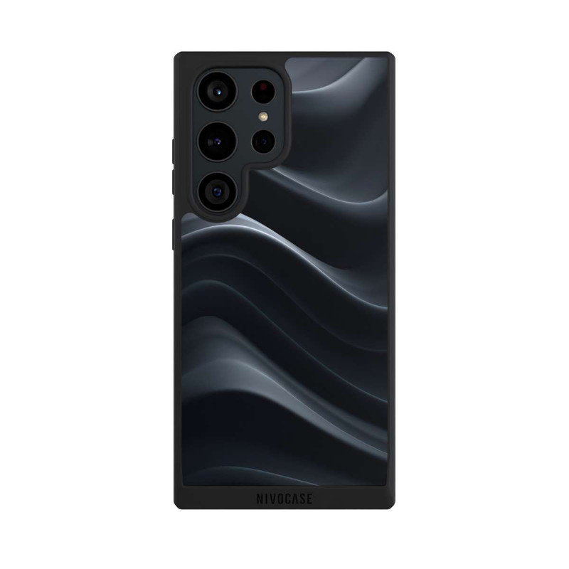 Galaxy S23 Ultra NIVOpure Black Waves Texture