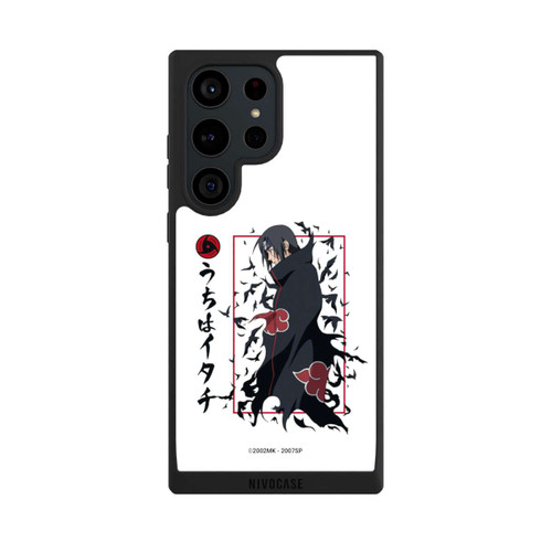 Samsung Galaxy S23 Ultra NIVOpure Itachi Krähen Weiß