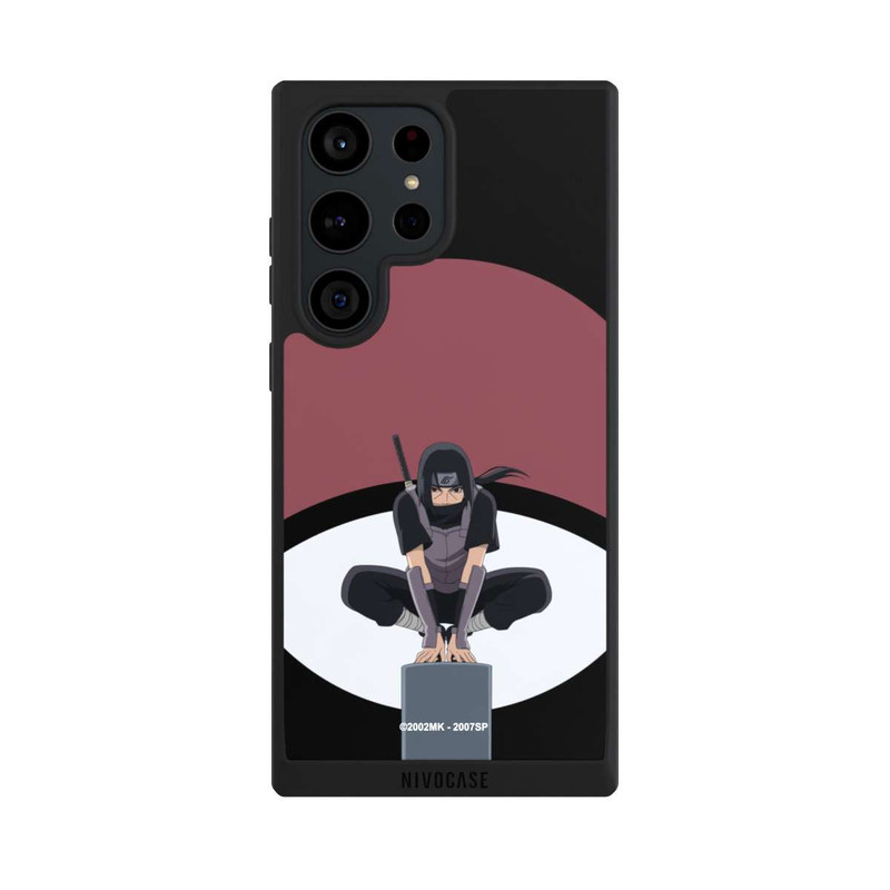 Galaxy S23 Ultra NIVOpure Itachi Uchiha Symbol schwarz