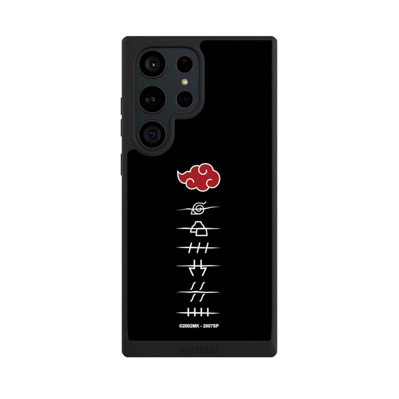 Galaxy S23 Ultra NIVOpure Symboles des membres de l'Akatsuki noirs
