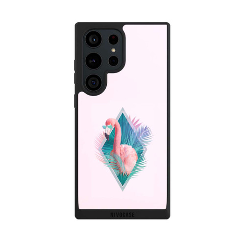 Samsung Galaxy S23 Ultra NIVOpure Tropical Leaves Flamingo