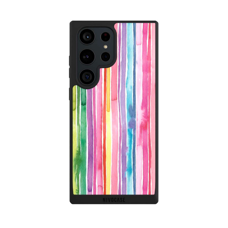 Galaxy S23 Ultra NIVOpure Camouflage Rainbow Stripes