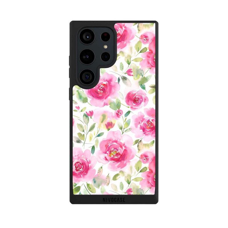 Galaxy S23 Ultra NIVOpure Aquarelle de roses fraîches