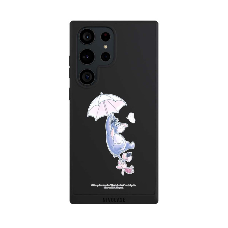 Galaxy S23 Ultra NIVOpure Winnie Pooh Eeyeore Find Happiness Transparent