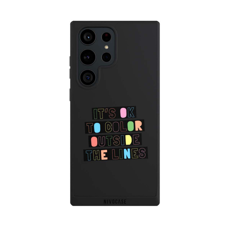 Galaxy S23 Ultra NIVOpure Color Outside The Line Transparent
