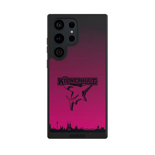 Samsung Galaxy S23 Ultra NIVOpure Kölner Haie Skyline Pink