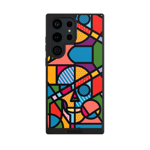Samsung Galaxy S23 Ultra NIVOpure Vit Skull Colorful