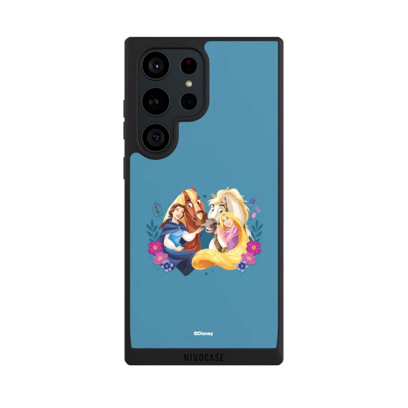 Galaxy S23 Ultra NIVOpure Disney Prinzessinnen Belle and Rapunzel mit Pferden