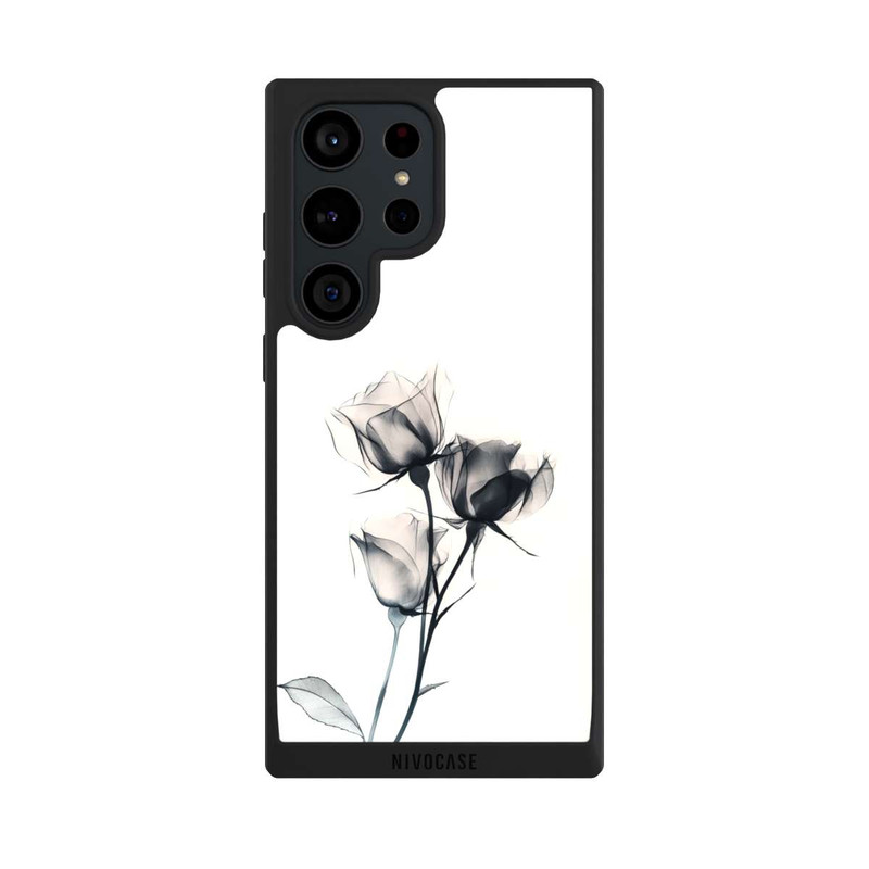Galaxy S23 Ultra NIVOpure Schwarze Blume