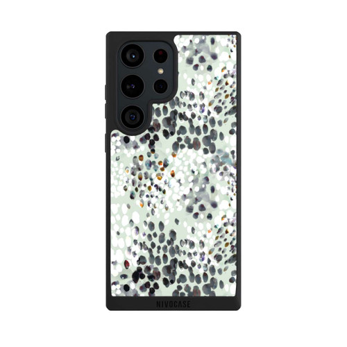 Samsung Galaxy S23 Ultra NIVOpure Modern Splash Pattern on Green